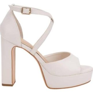 SANDALIA TACON BEIGE/HUESO YAELI