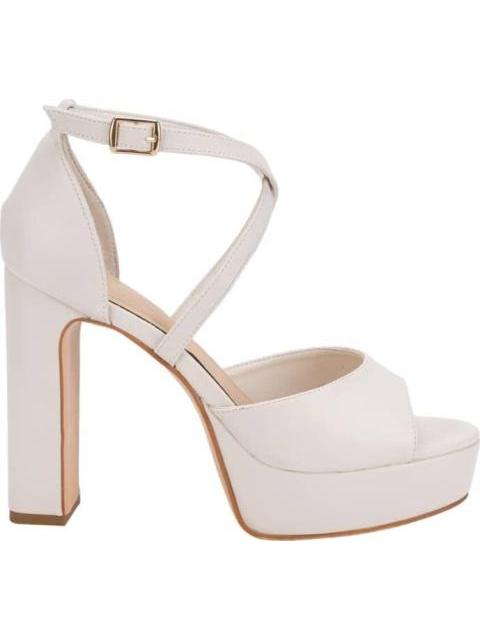 SANDALIA TACON BEIGE/HUESO YAELI