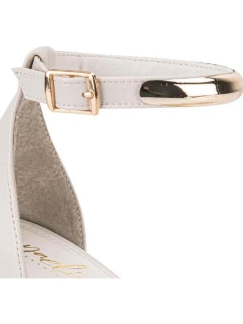 SANDALIA TACON BEIGE/HUESO YAELI FASHION - Imagen 6