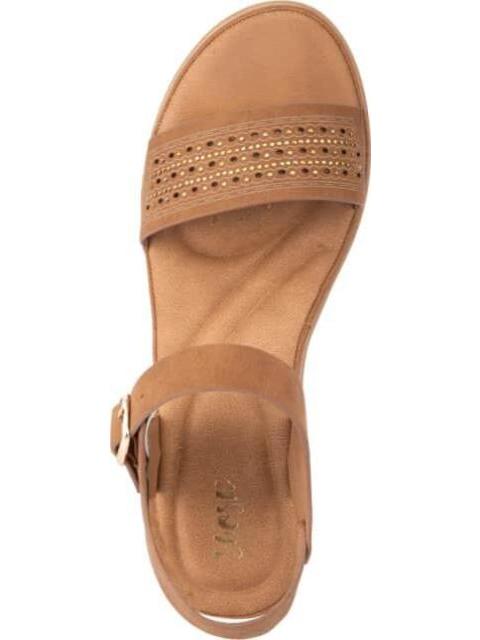 SANDALIA CONFORT CAMEL SHOSH - Imagen 4