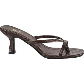 SANDALIA TACON CROCO MOKA YAELI