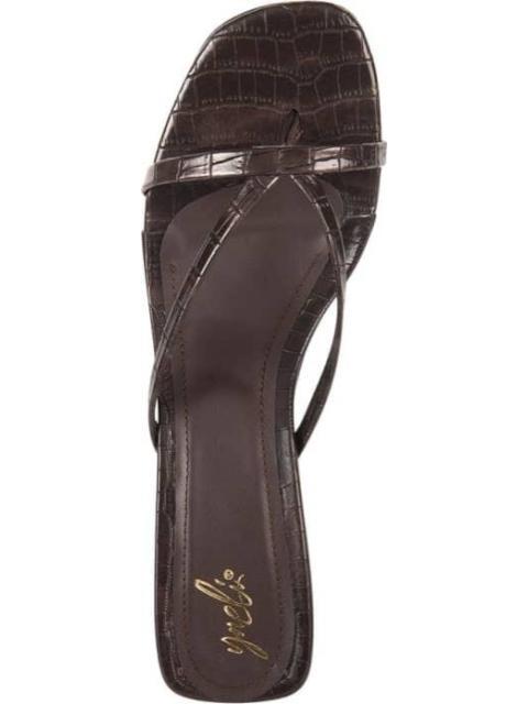 SANDALIA TACON CROCO MOKA YAELI - Imagen 3