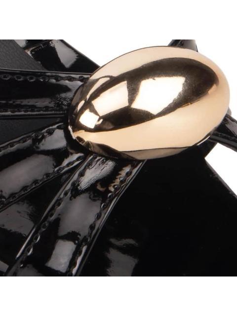 SANDALIA TACON DELGADO NEGRO YAELI FASHION - Imagen 6