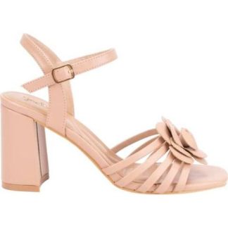 SANDALIA TACON FLOR NUDE YAELI