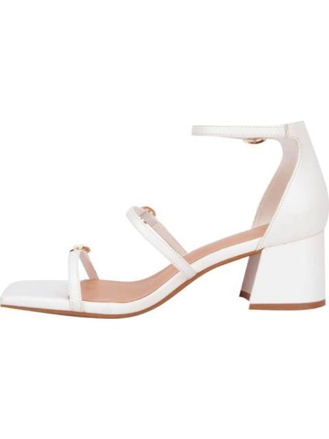 SANDALIA TACON CUADRADO BLANCO YAELI - Imagen 5