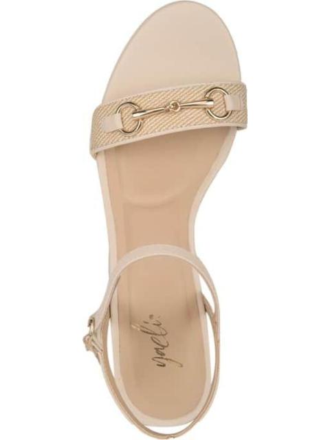 SANDALIA TACON HERRAJE BEIGE/HUESO YAELI - Imagen 3