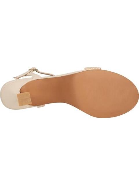 SANDALIA TACON HERRAJE BEIGE/HUESO YAELI - Imagen 4