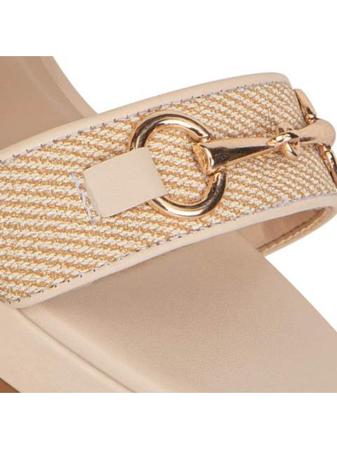 SANDALIA TACON HERRAJE BEIGE/HUESO YAELI - Imagen 6