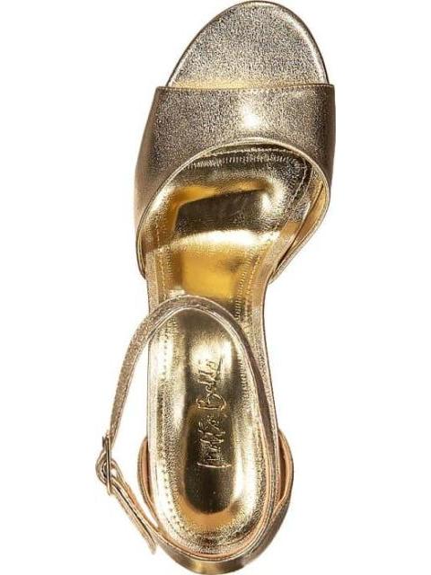 SANDALIA TACON METALICA ORO MOLTO BELLO - Imagen 3