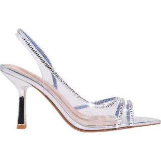 SANDALIA TACON MICA PLATA THALIA SODI