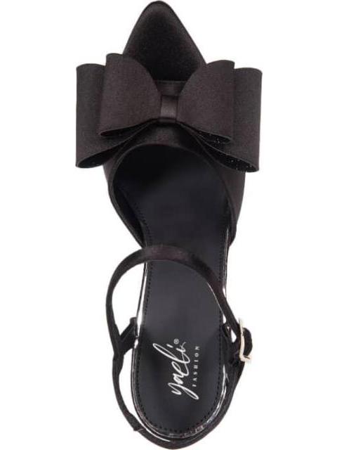 SANDALIA TACON MOÑO NEGRO YAELI FASHION - Imagen 3