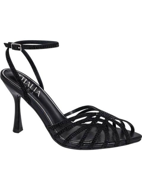 SANDALIA TACON PEDRERIA NEGRO THALIA SODI - Imagen 2