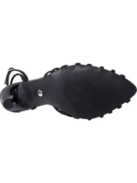SANDALIA TACON PEDRERIA NEGRO THALIA SODI - Imagen 4