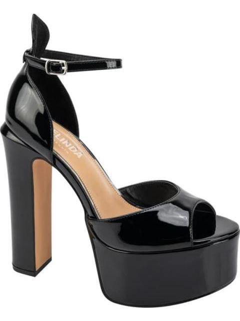 SANDALIA TACON PLATAFORMA ALTO NEGRO BELINDA PEREGRIN - Imagen 2