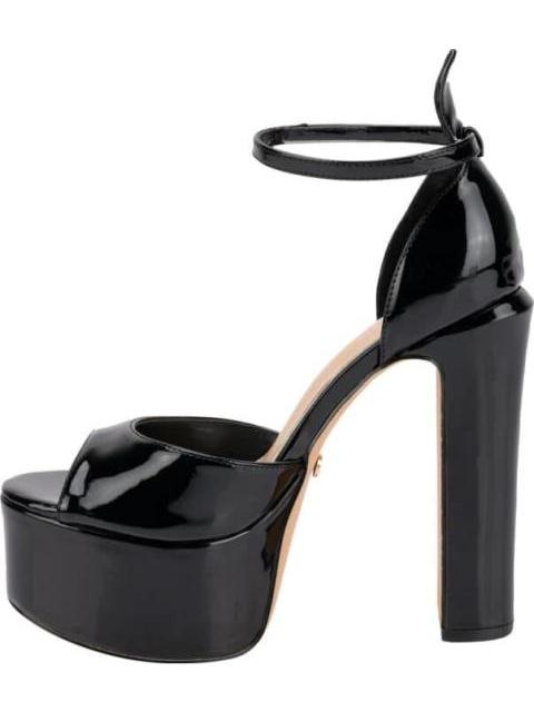 SANDALIA TACON PLATAFORMA ALTO NEGRO BELINDA PEREGRIN - Imagen 5