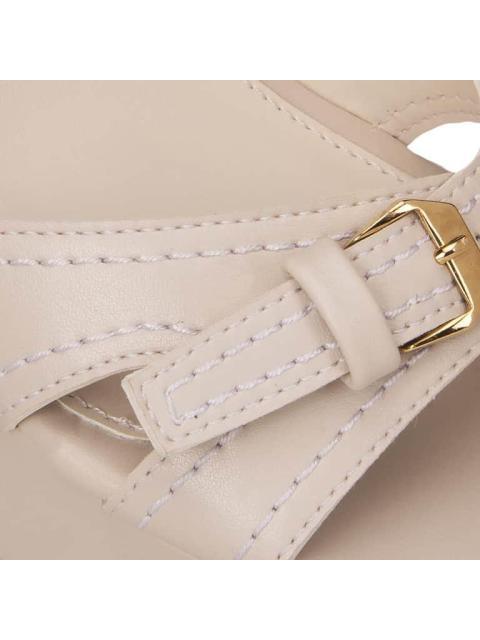 SANDALIA TACON PLATAFORMA BEIGE/HUESO SAO PAULO - Imagen 6