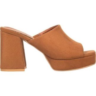 SANDALIA TACON PLATAFORMA CAMEL YAELI FASHION