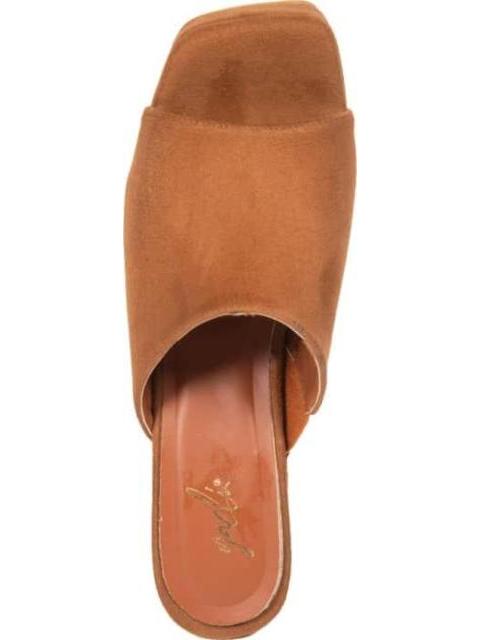 SANDALIA TACON PLATAFORMA CAMEL YAELI FASHION - Imagen 3