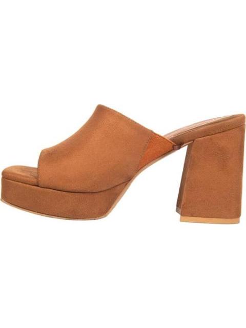 SANDALIA TACON PLATAFORMA CAMEL YAELI FASHION - Imagen 5
