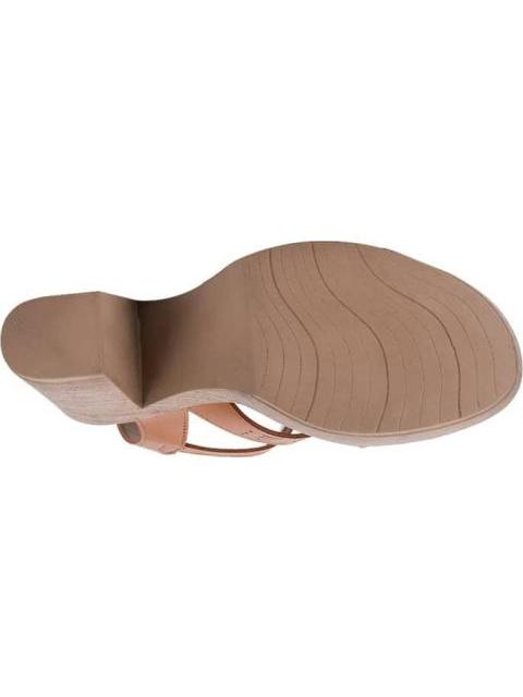 SANDALIA TACON PLATAFORMA CASUAL CAMEL SAO PAULO - Imagen 4