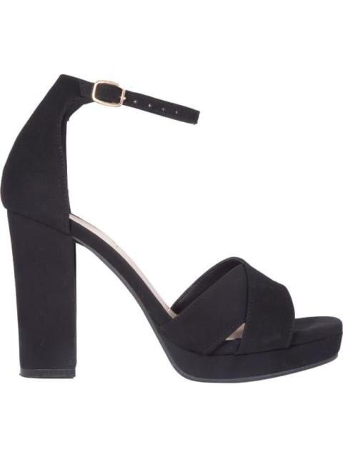 SANDALIA TACON PLATAFORMA NEGRO YAELI