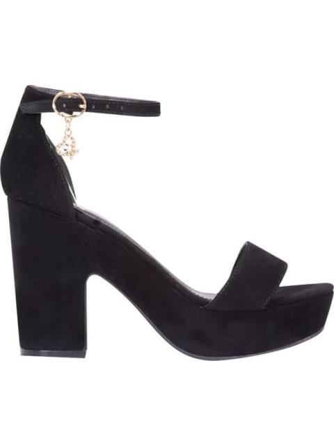 SANDALIA TACON PLATAFORMA NEGRO YAELI FASHION