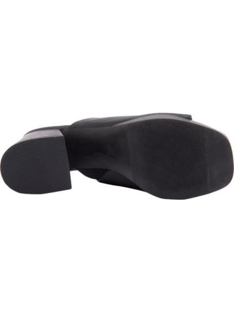 SANDALIA TACON PLATAFORMA NEGRO YAELI FASHION - Imagen 4
