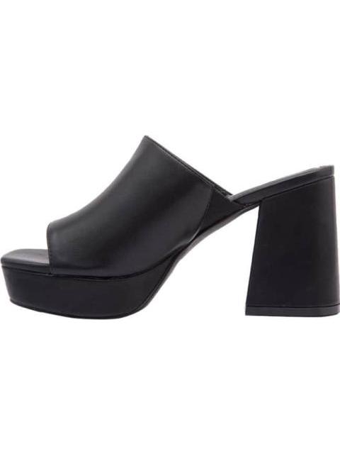 SANDALIA TACON PLATAFORMA NEGRO YAELI FASHION - Imagen 5