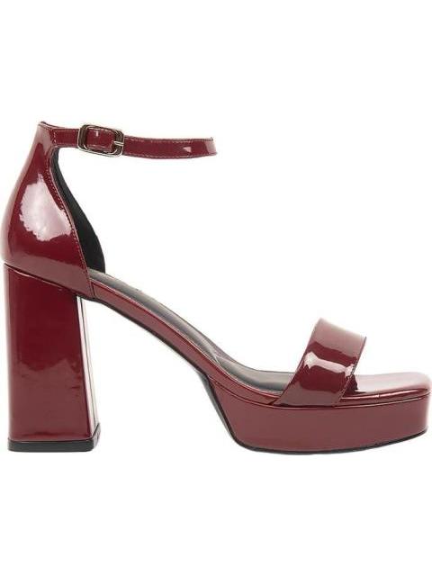 SANDALIA TACON PLATAFORMA VINO YAELI