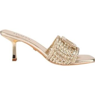 SANDALIA TEJIDA ORO THALIA SODI