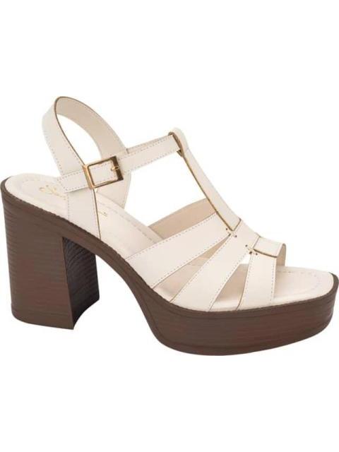 SANDALIA TIPO MADERA BEIGE/HUESO SAO PAULO - Imagen 2