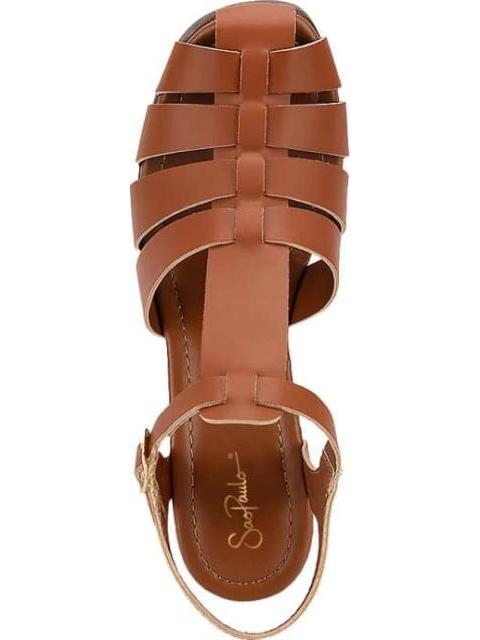SANDALIA TIPO MADERA COGNAC SAO PAULO - Imagen 3