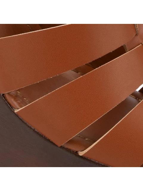 SANDALIA TIPO MADERA COGNAC SAO PAULO - Imagen 6