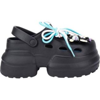 SANDALIA ZUECO NEGRO BANANA PRICE
