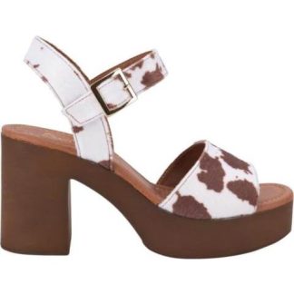 SANDALIAS TIPO MADERA VACA CAFE SAO PAULO