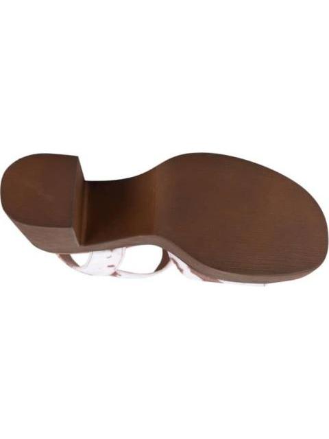 SANDALIAS TIPO MADERA VACA CAFE SAO PAULO - Imagen 4