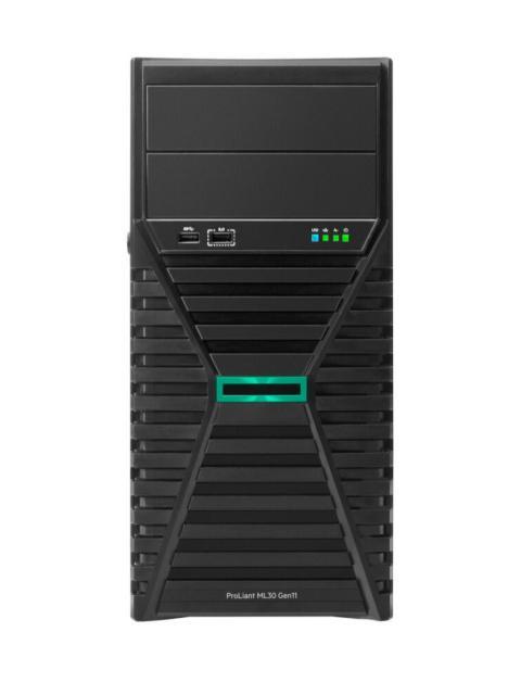 SERVIDOR HPE PROLIANT ML30 GEN11 INTEL XEON 6325P 32GB DDR5 2TB MAX. 80TB 2.5-3.5 SATA-SAS TORRE (4U) - NO SISTEMA OPERATIVO INSTALADO