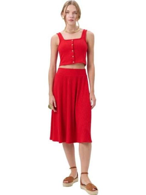 SET 2 PIEZAS ACANALADO ROJO HOLLY LAND