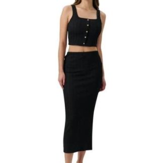 SET 2 PIEZAS TEXTURA NEGRO HOLLY LAND