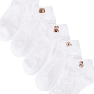 SET 5 PARES DE TINES CON BORDADO BLANCO LOVE TO LOUNGE