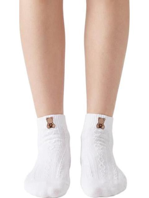 SET 5 PARES DE TINES CON BORDADO BLANCO LOVE TO LOUNGE - Imagen 3