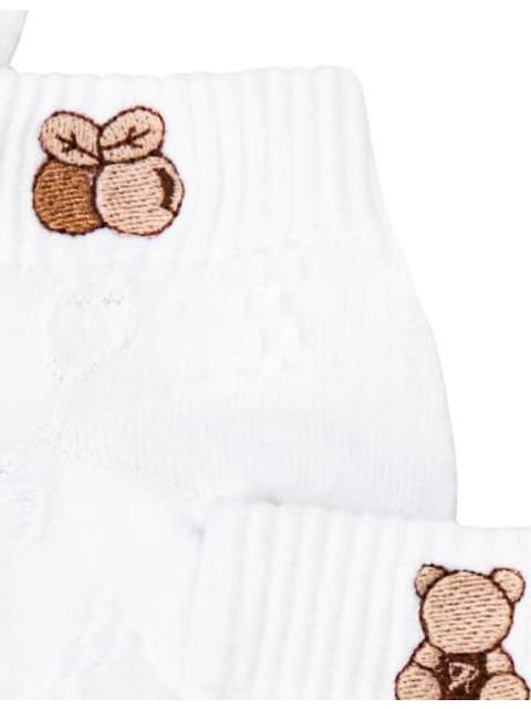 SET 5 PARES DE TINES CON BORDADO BLANCO LOVE TO LOUNGE - Imagen 4
