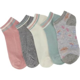 SET 5 PARES TINES DE DAMA CON FLORES MULTICOLOR LOVE TO LOUNGE