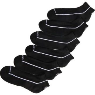 SET 6 PARES DE QUARTERS CON ESTAMPADOS NEGRO PROKENNEX