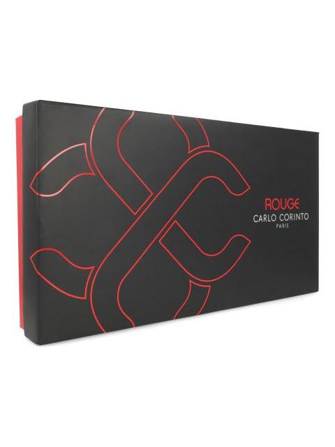SET CARLO CORINTO ROUGE 4PZS EDT JABON SHOWER GEL AFTERSHAVE - Imagen 4
