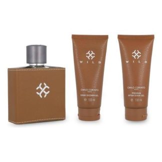 SET CARLO CORINTO WILD HOMBRE EAU DE PARFUM 100ML 3PZ FRAGANCIA