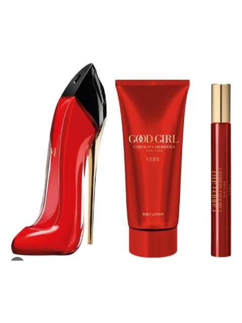 SET CAROLINA HERRERA GOOD GIRL VERY 3PZS 80ML EDP