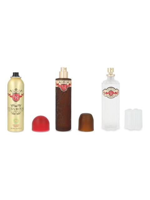 SET CUBA ROYAL 3PZS 100ML EDT DESODORANTE AFTER SHAVE