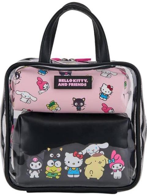 SET DE COSMETICOS KYTTY FRIENDS NEGRO HELLO KITTY AND FRIENDS