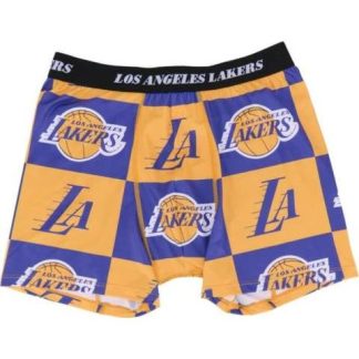 SET DE ROPA INTERIOR BOXER MAS 2 PARES DE CALCETINES AMARILLO NBA